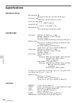 Предварительный просмотр 146 страницы Sony BRS-200 Operating Instructions Manual