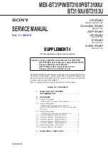 Предварительный просмотр 63 страницы Sony BT3100P Service Manual