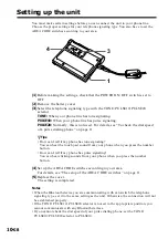 Предварительный просмотр 10 страницы Sony BTA-NW1A - 56 Kbps Modem Operating Instructions Manual