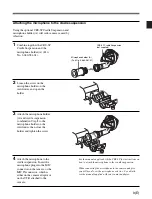 Предварительный просмотр 25 страницы Sony BVF-20W Operation Manual