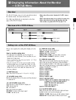 Предварительный просмотр 65 страницы Sony BVM-D20F1U, BVM-D20F1E, BVM-D20F1A, BVM-D24E1WU, BVM-D24E1WE, BVM-D24E1WA, BVM-D32E1WU, BVM-D32E1WE, BVM-D32E1WA Operation Manual