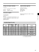 Предварительный просмотр 71 страницы Sony BVM-D20F1U, BVM-D20F1E, BVM-D20F1A, BVM-D24E1WU, BVM-D24E1WE, BVM-D24E1WA, BVM-D32E1WU, BVM-D32E1WE, BVM-D32E1WA Operation Manual