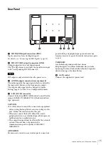 Предварительный просмотр 15 страницы Sony BVM-X300 Operating Instructions Manual