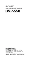 Предварительный просмотр 221 страницы Sony BVP-550 Maintenance Manual