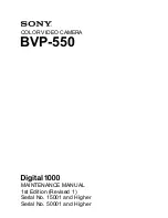 Предварительный просмотр 439 страницы Sony BVP-550 Maintenance Manual