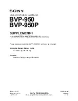 Предварительный просмотр 359 страницы Sony BVP-950 Series Maintenance Manual