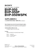 Предварительный просмотр 443 страницы Sony BVP-950 Series Maintenance Manual