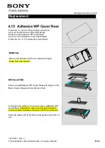 Preview for 26 page of Sony C6943 Working Instructions