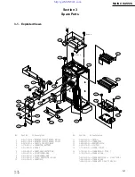 Предварительный просмотр 45 страницы Sony CA-702 Maintenance Manual