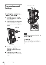 Предварительный просмотр 42 страницы Sony CA-FB70 Operating Instructions Manual