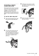 Предварительный просмотр 43 страницы Sony CA-FB70 Operating Instructions Manual