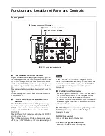 Предварительный просмотр 9 страницы Sony CA-TX50 Operating Instructions Manual