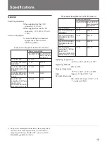 Preview for 15 page of Sony CA-TX7 Operating Instructions Manual