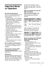 Preview for 17 page of Sony CA-TX70 Operating Instructions Manual