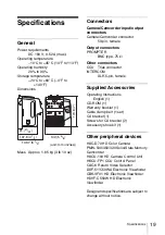 Preview for 19 page of Sony CA-TX70 Operating Instructions Manual