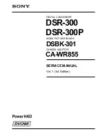 Sony CA-WR855 Service Manual preview