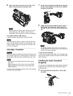 Предварительный просмотр 13 страницы Sony CA4000 Operation Manual