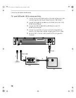 Preview for 16 page of Sony CABLEVISION DHG-B45CV Hardware Setup Instructions