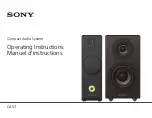 Sony CAS-1 Operating Instructions Manual предпросмотр