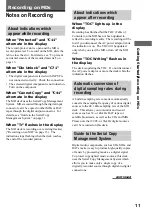 Preview for 11 page of Sony CAV-MN10 Operating Instructions Manual