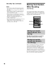 Preview for 18 page of Sony CAV-MN10 Operating Instructions Manual