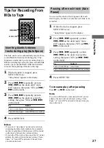 Preview for 27 page of Sony CAV-MN10 Operating Instructions Manual