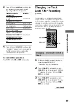 Preview for 39 page of Sony CAV-MN10 Operating Instructions Manual