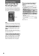 Preview for 42 page of Sony CAV-MN10 Operating Instructions Manual