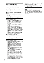 Preview for 46 page of Sony CAV-MN10 Operating Instructions Manual