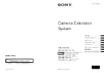 Preview for 1 page of Sony CBK-3610XS Operating Instructions Manual