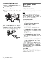 Preview for 44 page of Sony CBK-55BK Operation Manual