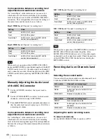 Preview for 46 page of Sony CBK-55BK Operation Manual