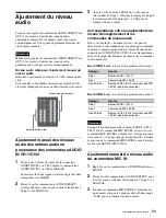 Preview for 69 page of Sony CBK-55BK Operation Manual