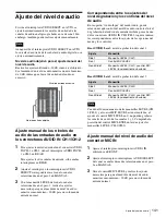 Preview for 141 page of Sony CBK-55BK Operation Manual