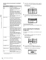 Preview for 38 page of Sony CBK-65EL Operation Manual