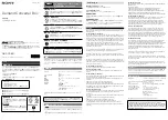 Sony CBK-DCB01 User Manual предпросмотр