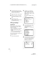 Preview for 22 page of Sony CBK-NC01 Installation Manual