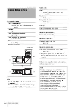 Предварительный просмотр 64 страницы Sony CBK-VF01 Operation Manual