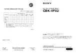 Предварительный просмотр 1 страницы Sony CBK-VF02 Operation Manual