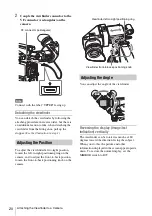 Предварительный просмотр 20 страницы Sony CBK-VF02 Operation Manual