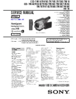 Sony CCD-CCD-TRV49E Service Manual preview