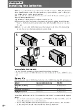 Preview for 8 page of Sony CCD-CR1 - Video Camera Recorder 8mm Operating Instructions Manual