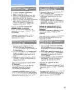 Preview for 21 page of Sony CCD-F36  / Manual de instrucciones / Mode d’emploi Operating Instructions Manual