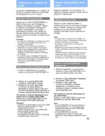 Preview for 111 page of Sony CCD-F36  / Manual de instrucciones / Mode d’emploi Operating Instructions Manual