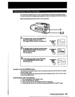 Preview for 49 page of Sony CCD-FX511 Operation Manual