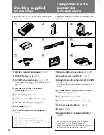 Предварительный просмотр 6 страницы Sony CCD-SC55   (English and Spanishl) Operating Instructions Manual