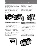 Preview for 16 page of Sony CCD-SC55   (English and Spanishl) Operating Instructions Manual