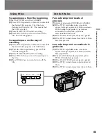 Preview for 45 page of Sony CCD-SC55   (English and Spanishl) Operating Instructions Manual