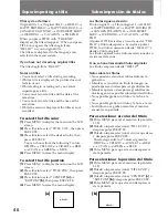 Preview for 46 page of Sony CCD-SC55   (English and Spanishl) Operating Instructions Manual