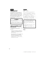 Preview for 2 page of Sony CCD TR 502 E Operating Instructions Manual